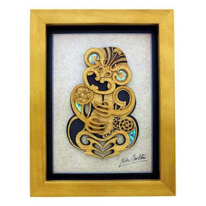 Wall Art: Large Tiki Framed Artwork