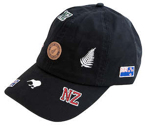 Adults Headware: Adults NZ Multi Icon Patches Cap