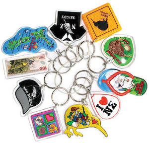 Keyrings 1: 10 Pack NZ Keyrings