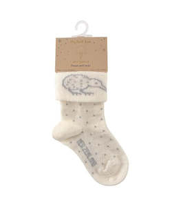 Children: Infants Sketch Kiwi Merino Socks - NZ Made