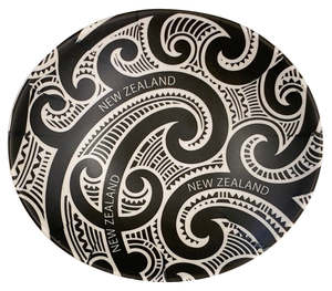 Bamboo Oval Dish - Tattoo