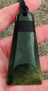 Ewan Parker Pounamu: NZ Greenstone Toki - 70mm - Ewan Parker - #122