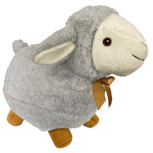 Soft Toys: Large Standing Sheep Soft Toy - 28mm