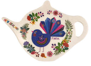 Napery: Bamboo Tea Bag Holder - Retro Fantail