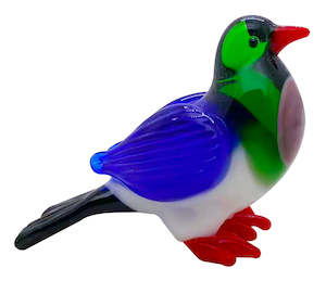 Homeware: Glass Art Figurine - Kereu