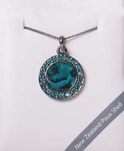 Paua: Paua Circle Necklace