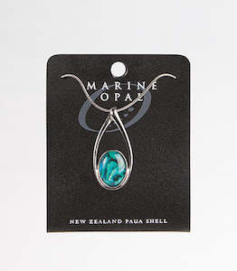 Paua: Paua Teardrop Necklace