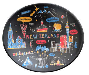 Homeware: Bamboo Small Oval Dish - Sketch Black