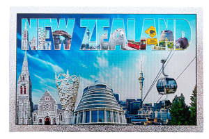 Foil Magnet - NZ City Icons
