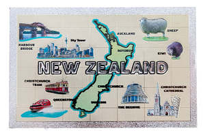 Foil Magnet - NZ Map Icons