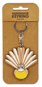 Fantail Wooden Keyring
