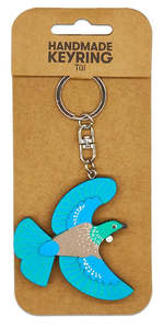 Tui Wooden Keyring