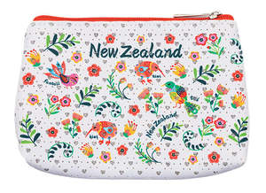 Bags Wallets: Cosmetic Bag - NZ Birds