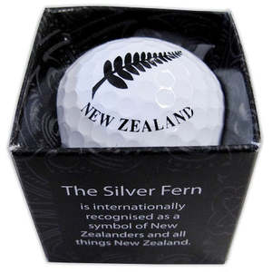 Single Golf Ball - Silver Fern