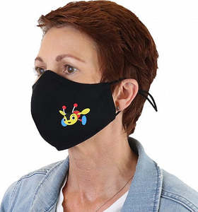 Face Masks: Buzzy Bee Face Mask - Adults