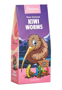 Kiwi Worms Sweets 100g