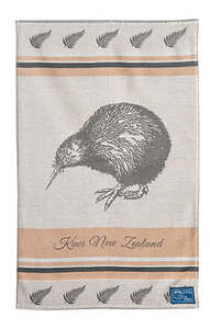 Frontpage: Brown Kiwi NZ Tea Towel