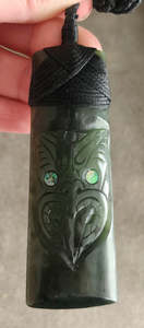 NZ Greenstone Toki Mask - 80mm #90B