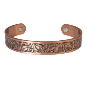 Copper Bracelet - Fern #315