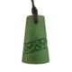 NZ Greenstone Adze Pattern Pendant