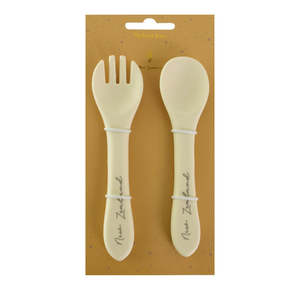NZ Baby Spoon Set - Cream