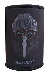 Stubby Can Cooler - Beanie Kiwi