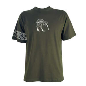 Shoulder Tattoo And Kiwi Adults T-Shirt - Sizes S-3XL