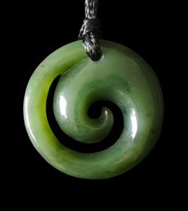 NZ Greenstone Closed Koru 29mm #10B