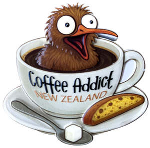 Kiwi Coffee Addict NZ Magnet