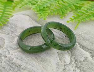 Jade Ring - 4mm Wide - Size 6.5, 7, 8 And 9