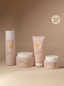 Products: plant-based protein face and hand bundle - soya garden