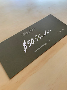 Gift Voucher Soy & Ginger