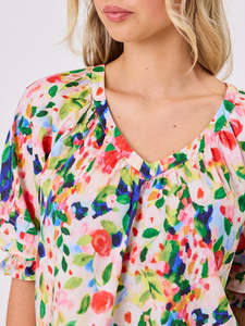 Monet Floral Top