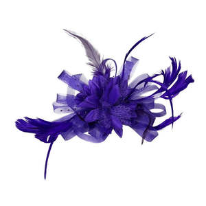 Autn: Small Fascinator Purple