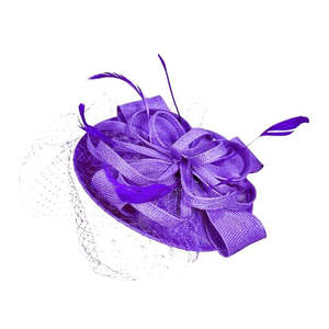 Autn: Fascinator Purple