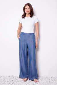 Up: Blue Wash Wide Leg