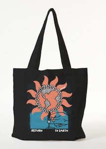 Eco Bags And Shoppers: Return to Earth - Recycled Tote Bag - Black