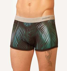 Mens Clothing: Stonemen Boxer Brief - Night Palms Was $50 Now