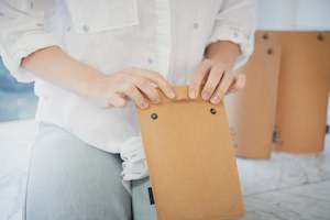 Eco Household: Reusable Paper Bag - Stand Up Pouch Was $29.90 NOW