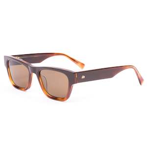 Sustainable Sunglasses: Sito Boston Sunglasses - Tan Gradient/Brown Polarised