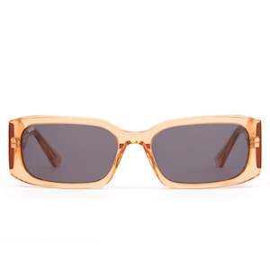 Sustainable Sunglasses: Sito Electro Vision Sunglasses - Melon Pop Smokey Grey