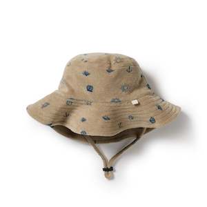 Kids Hats Beanies: Organic Terry Sunhat - Summer Days Last One Was $50  Now