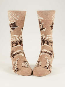 Mens Crew Socks - F@@k Work