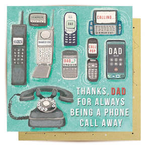 Spacecraft Gift Card: Dad Phones Card