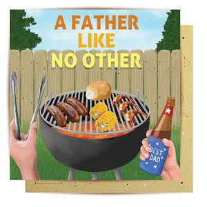 Spacecraft Gift Card: Dad BBQ Card