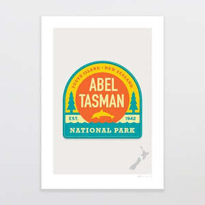 Glenn Jones: National Park Patch Print - Abel Tasman