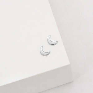 Moon Stud Earrings