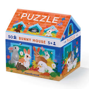 Eco Puzzles: 50 Piece House Puzzle Bunny House