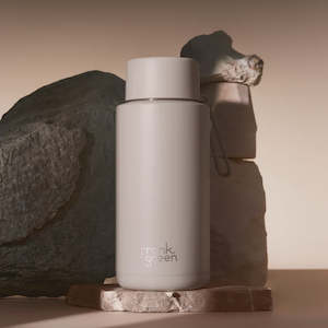 Valentines Day: Frank Green 34oz Bottle - Moon Dust w Straw Lid