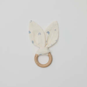 Over The Dandelions: Organic Muslin Bunny Ears Teether